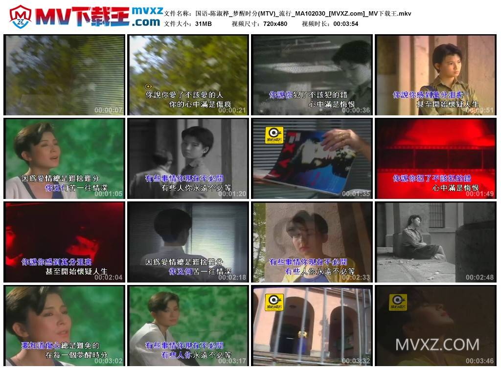国语-陈淑桦_梦醒时分(MTV)_流行_MA102030